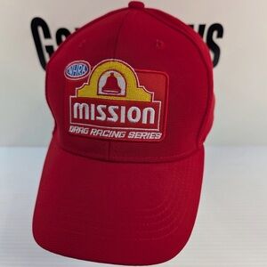 Mission Drag Racing Series Official 2024 NHRA Red SnapBack Hat